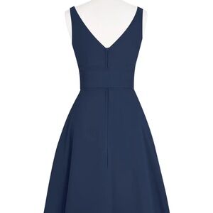 Elegant Blue Sleeveless Dress